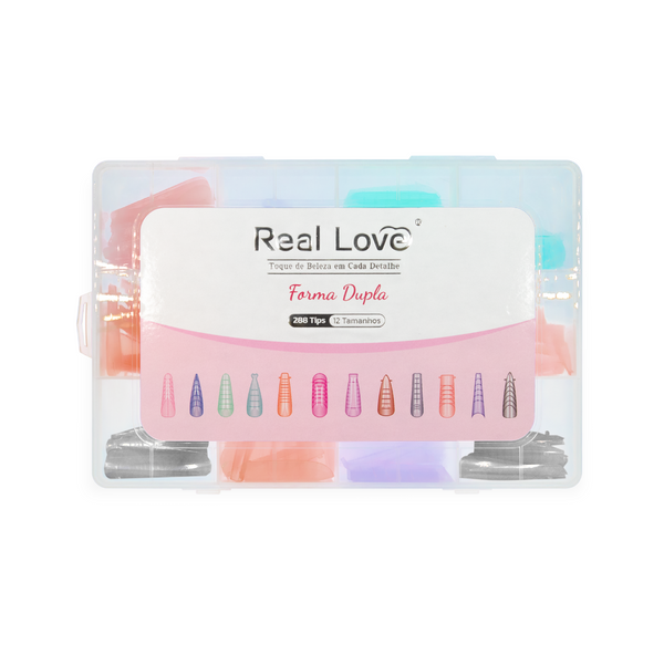 Molde F1 Alongamento Diversos Modelos 288 pç Color  - Real Love