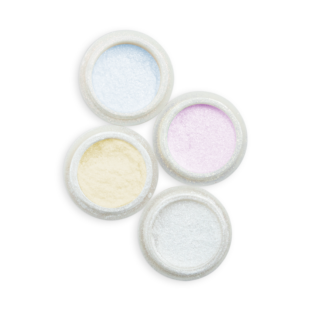 Kit 4 Potinhos Pó Cromado Furtacor - Real Love