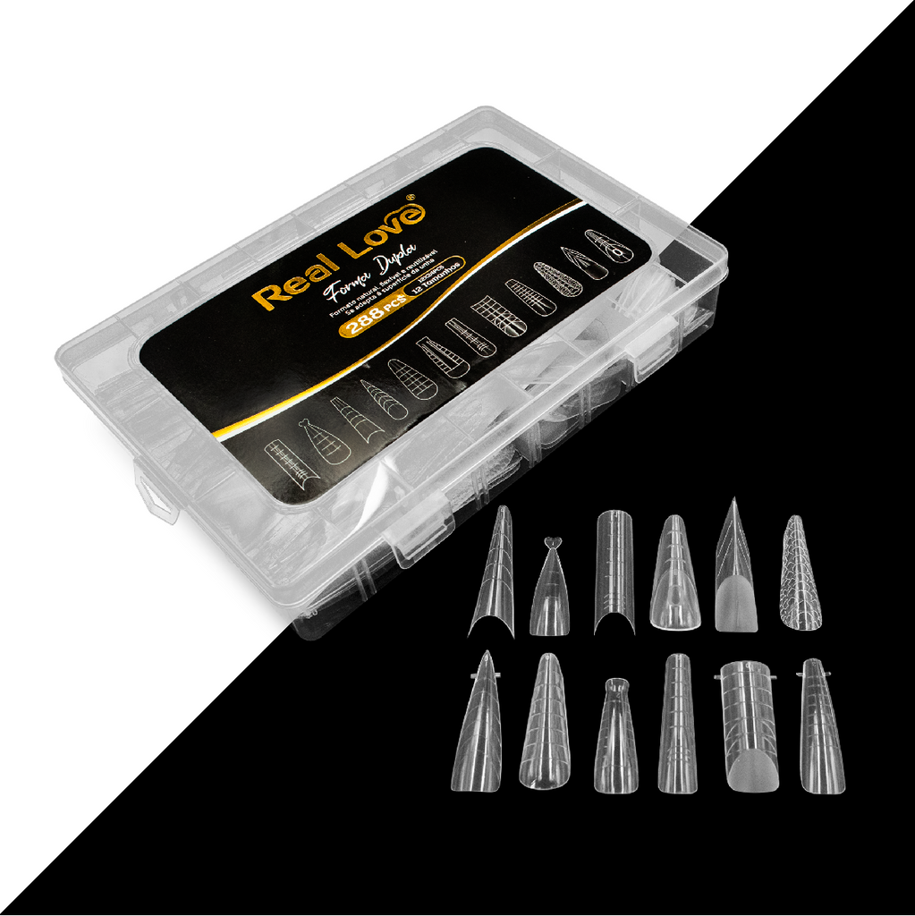 Molde F1 Para Alongamento Diversos Modelos 288 peças - Real Love