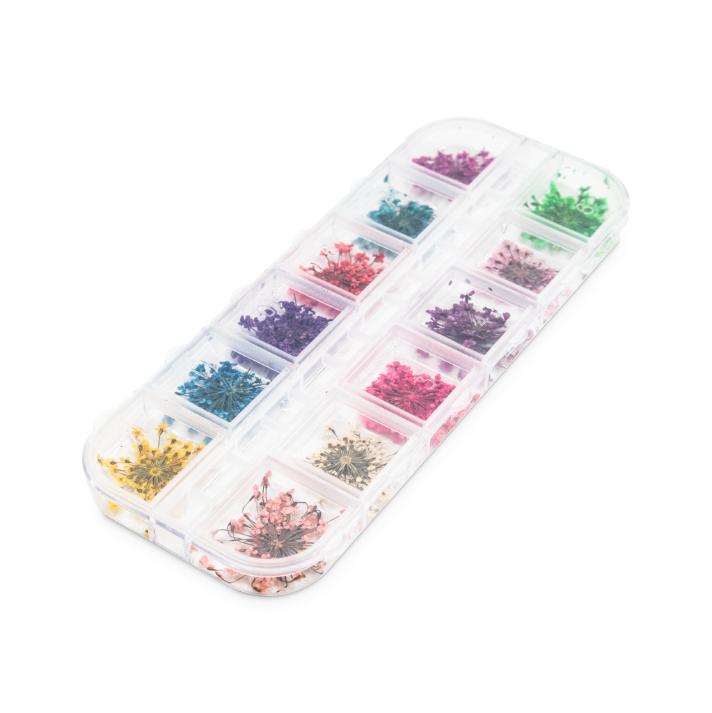 Decorações Flores Secas para Unhas Encapsuladas - Real Love