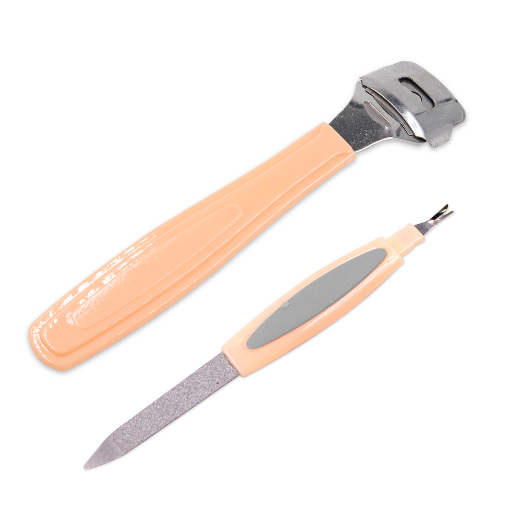 Desbastador Para Remover Calos + Lixa de Metal e Removedor de Cutículas - Real Love