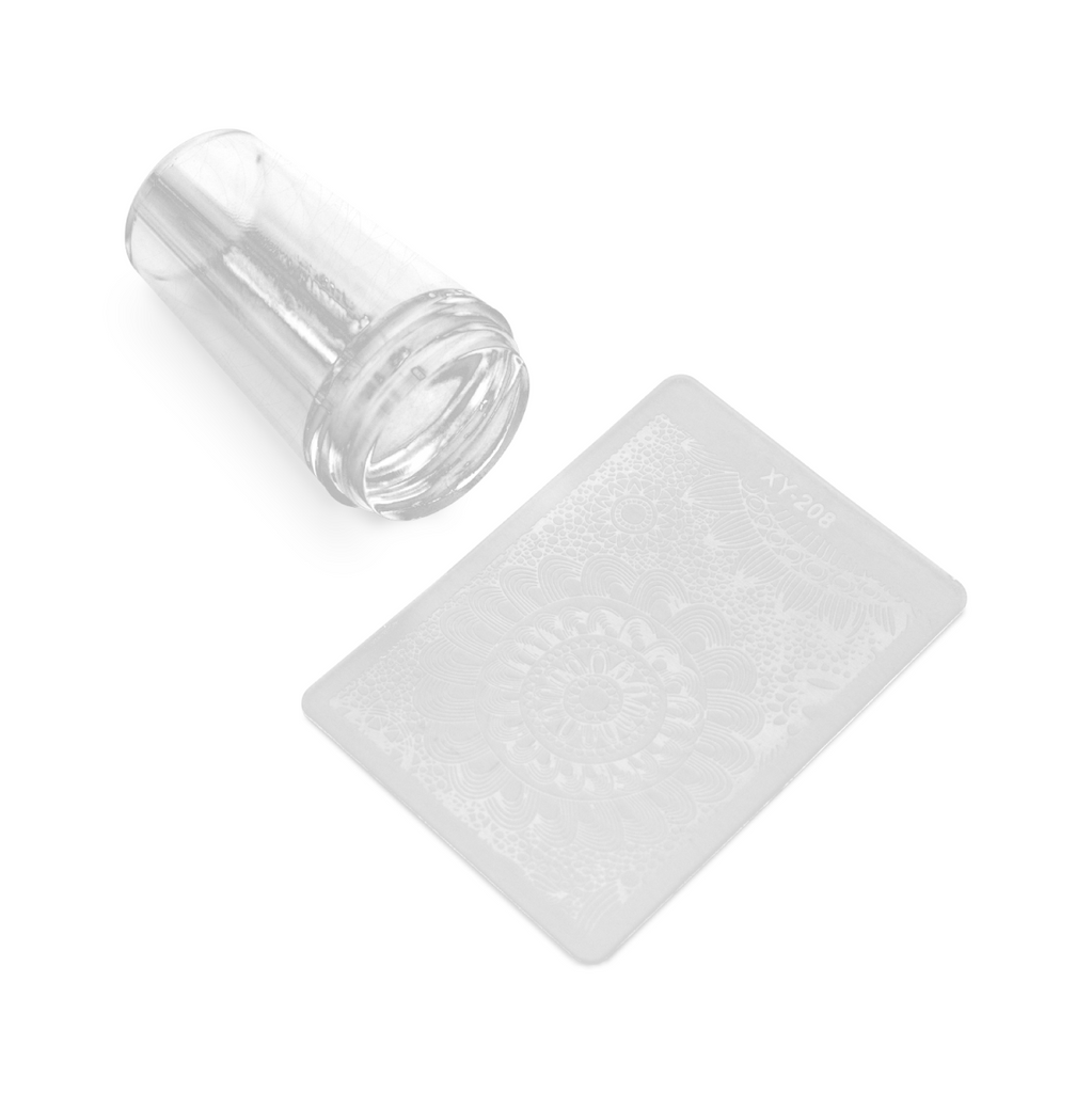 Carimbo De Unha P/ Francesinha Silicone Transparente - Real Love