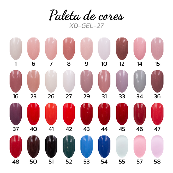 Esmalte em Gel - Linha Light - 8ml (Cores: 101 ao 185) - Real Love