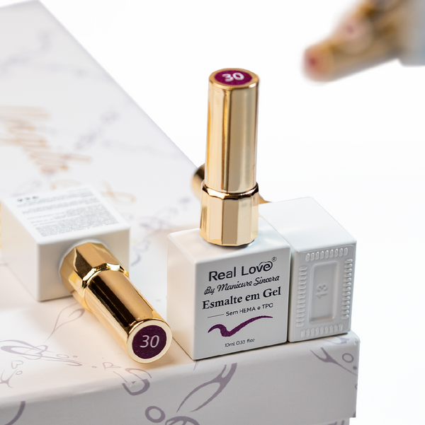Kit Esmalte em Gel Coleção by Manicure Sincera 10 ml - Real Love