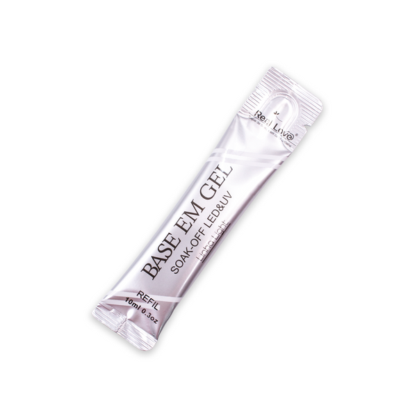 Kit Especial Refil Base em Gel 10ml + Top Coat 10ml