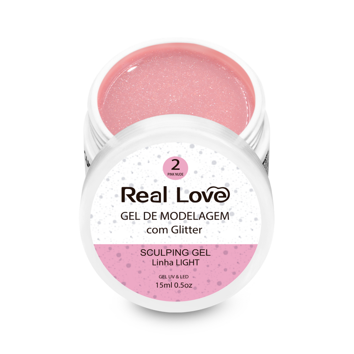 Gel Construtor com Glitter 15ml