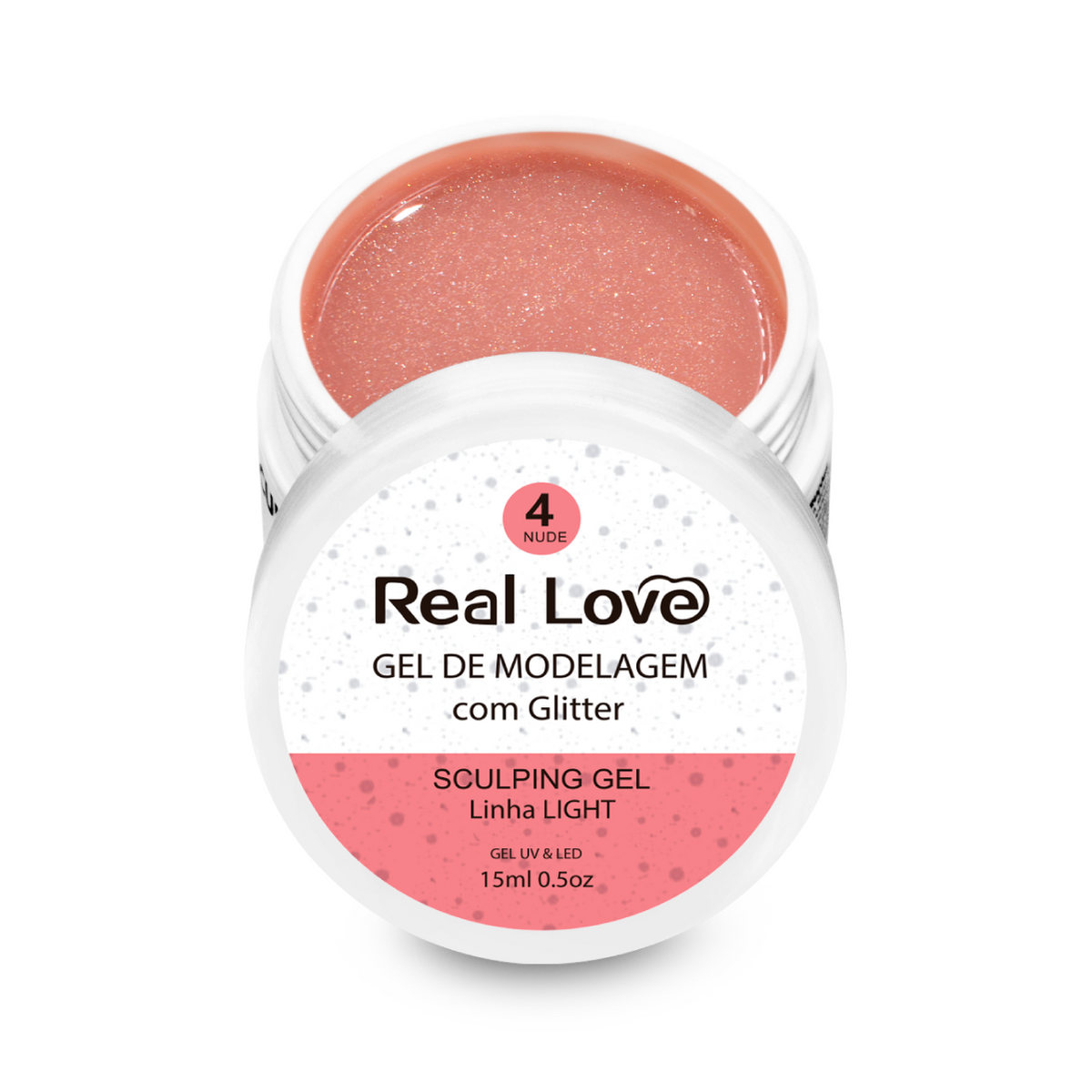 Gel Construtor com Glitter 15ml