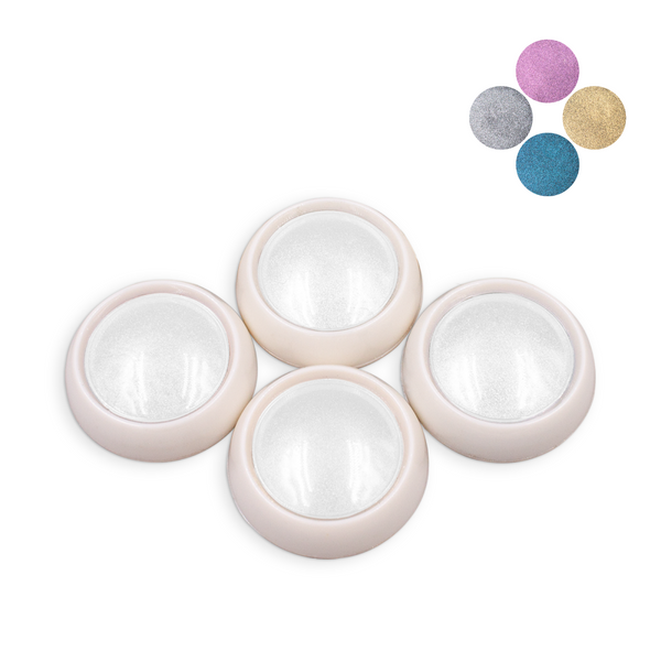 Kit 4 Potinhos Pó Cromado Furtacor - Real Love