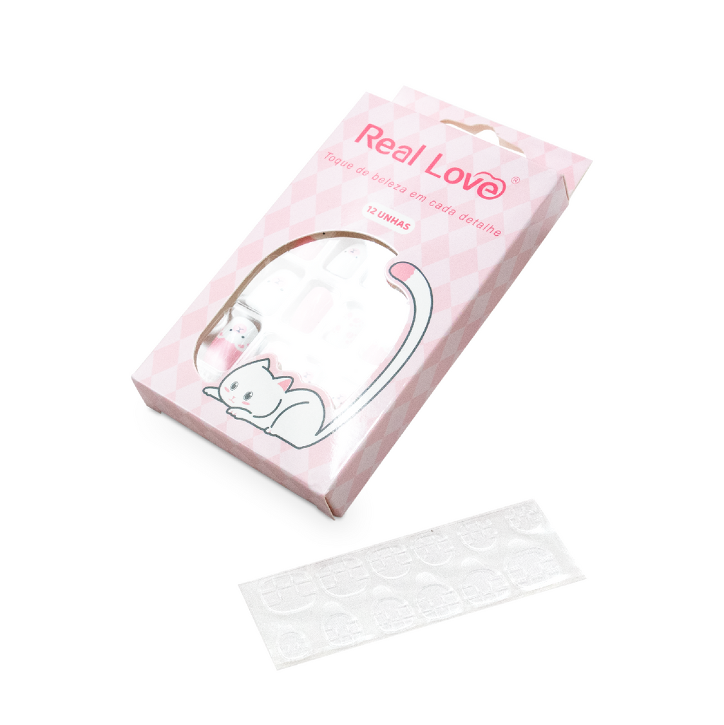 Unhas Postiças Decoradas e Desenhadas - Real Love