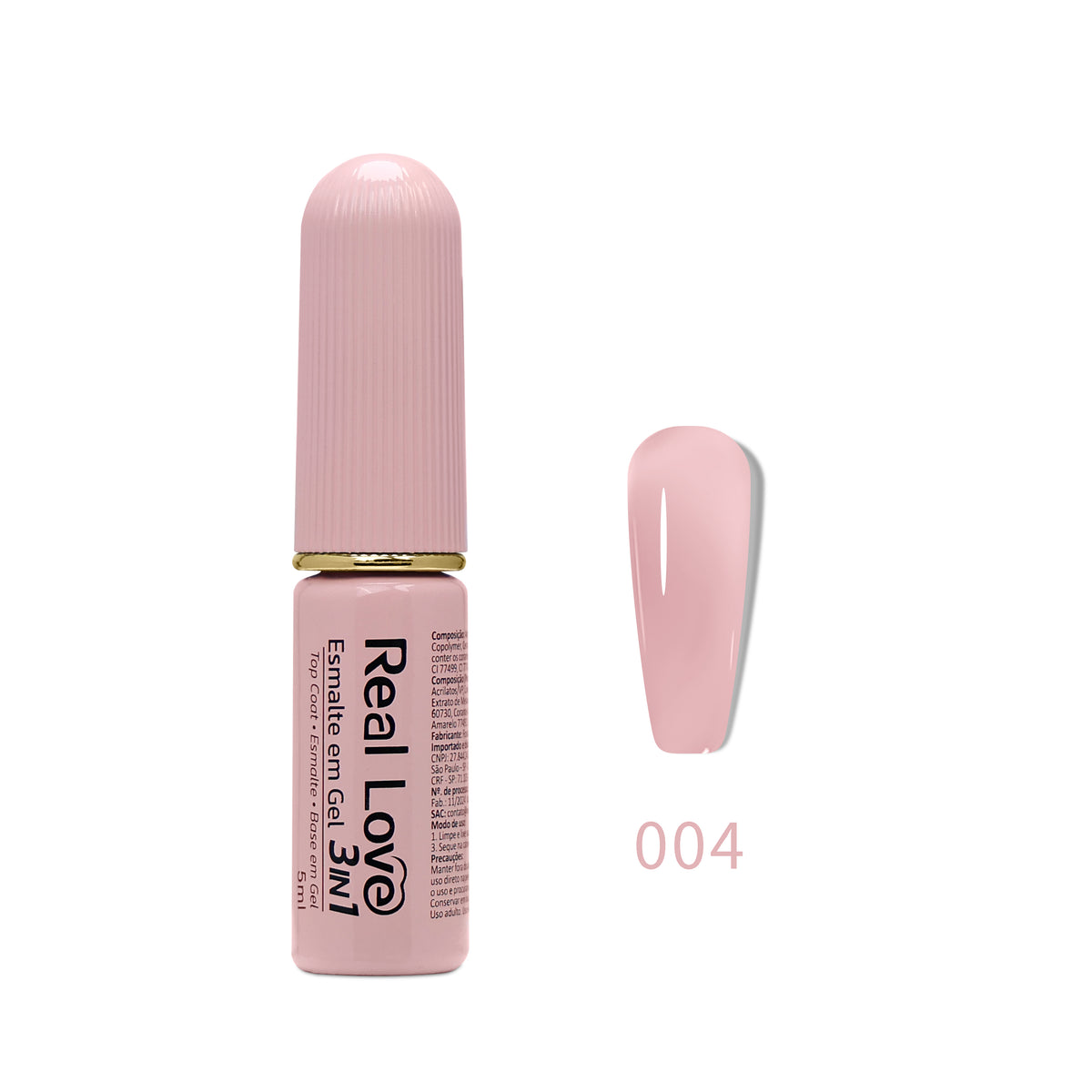 Esmalte em Gel 3in1 - Base, Esmalte e Top Coat 5ml