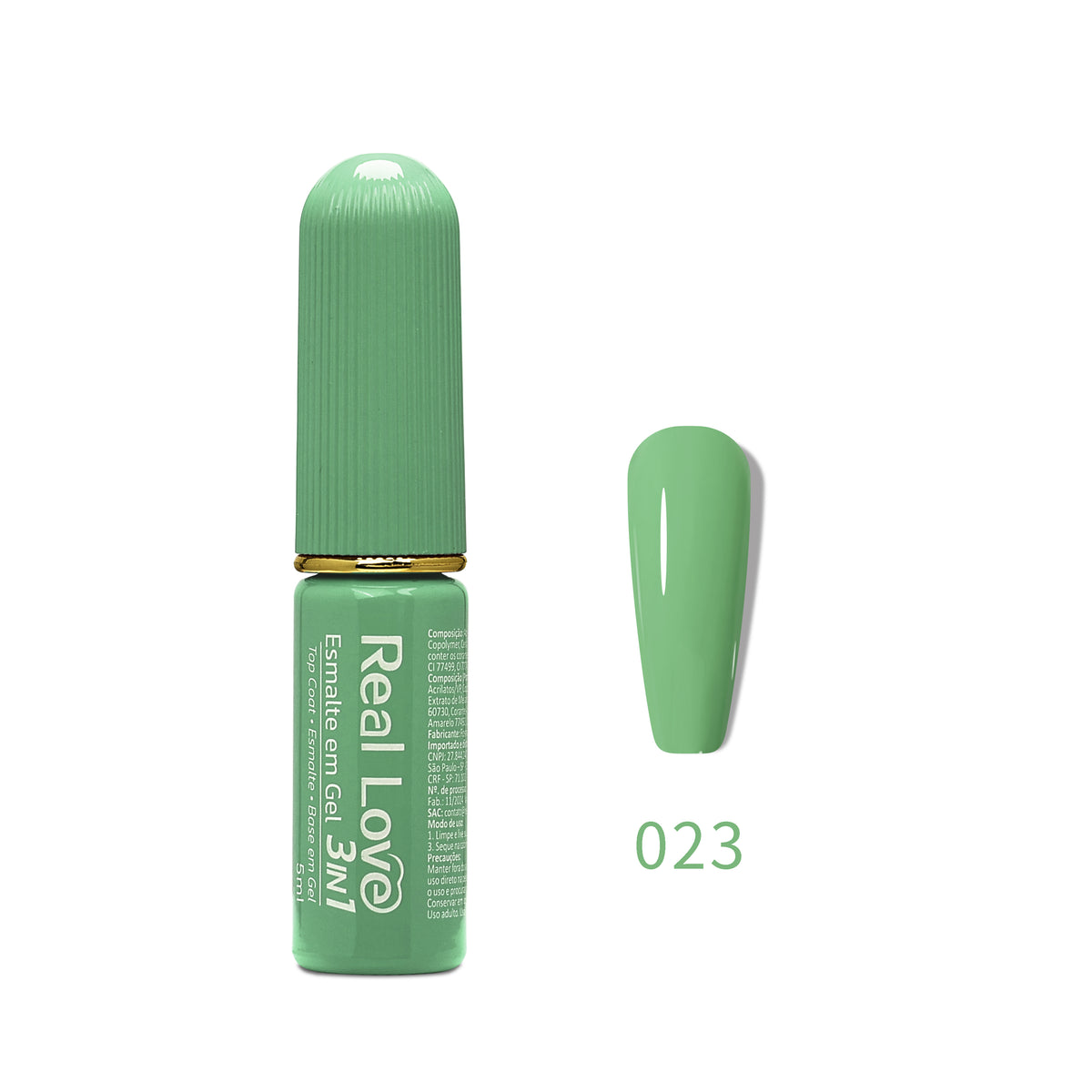 Esmalte em Gel 3in1 - Base, Esmalte e Top Coat 5ml