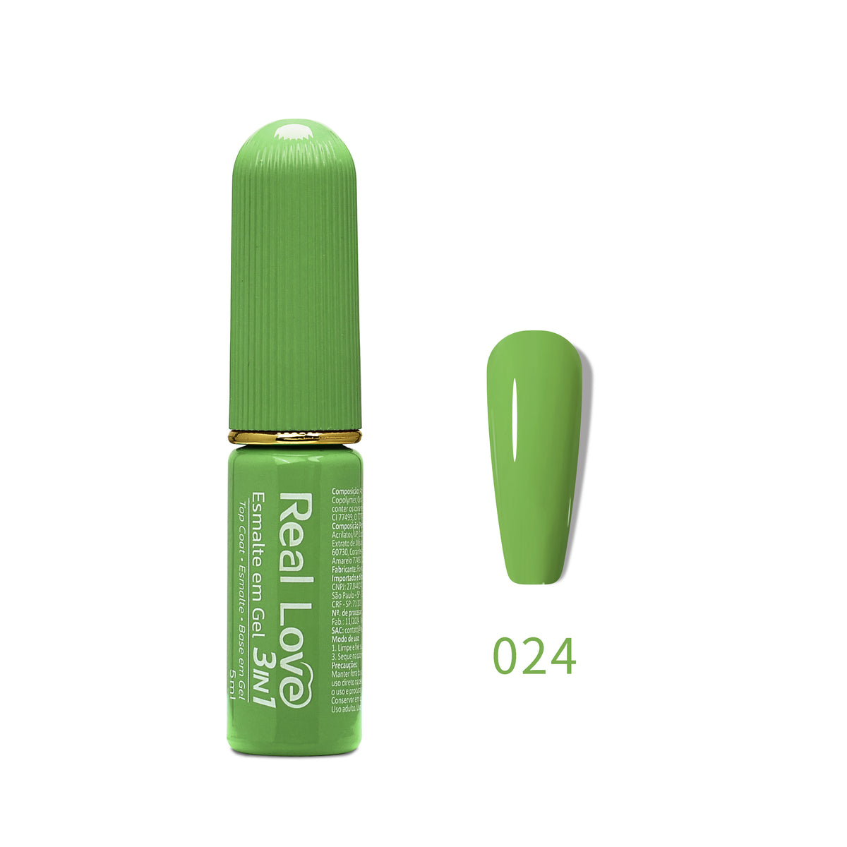 Esmalte em Gel 3in1 - Base, Esmalte e Top Coat 5ml