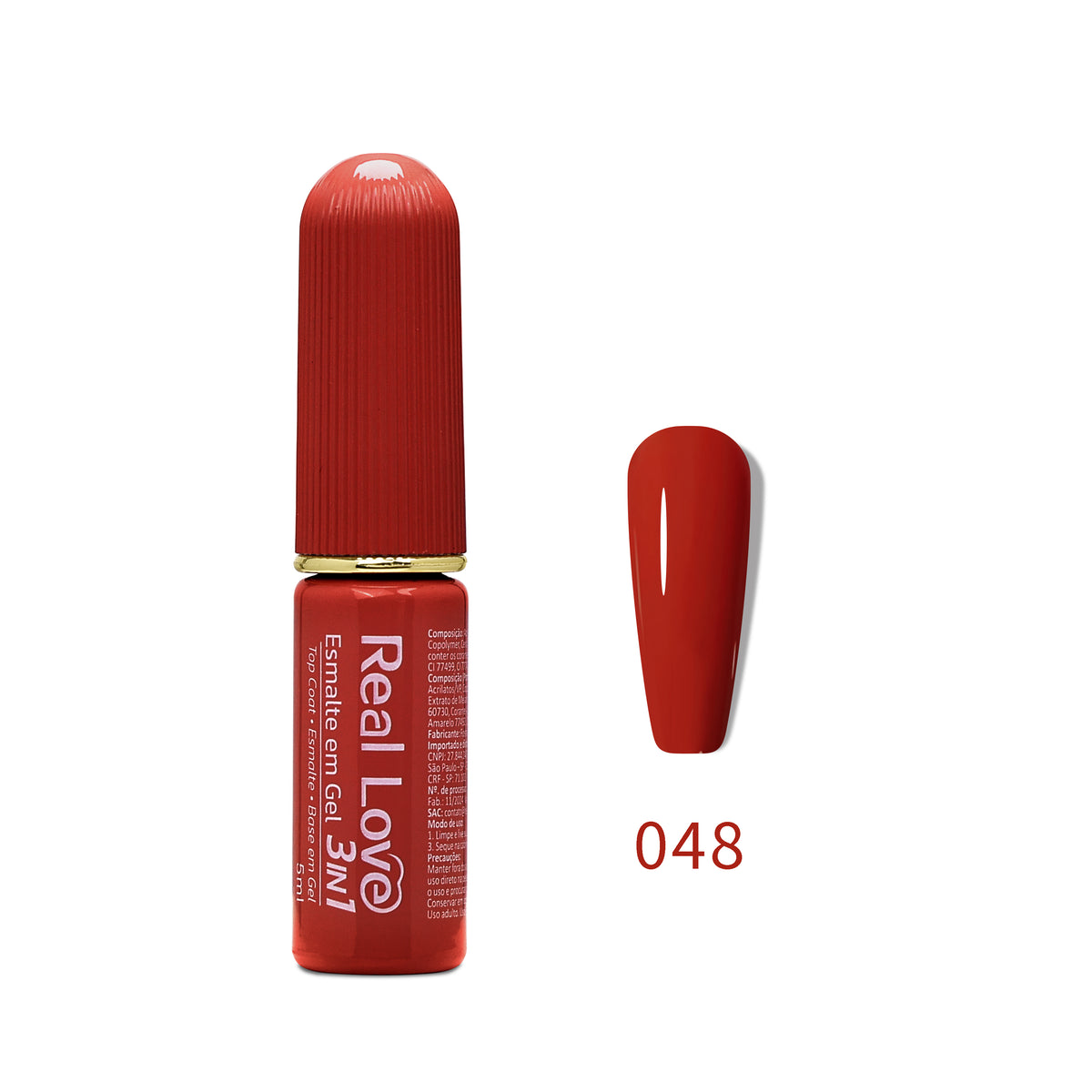 Esmalte em Gel 3in1 - Base, Esmalte e Top Coat 5ml