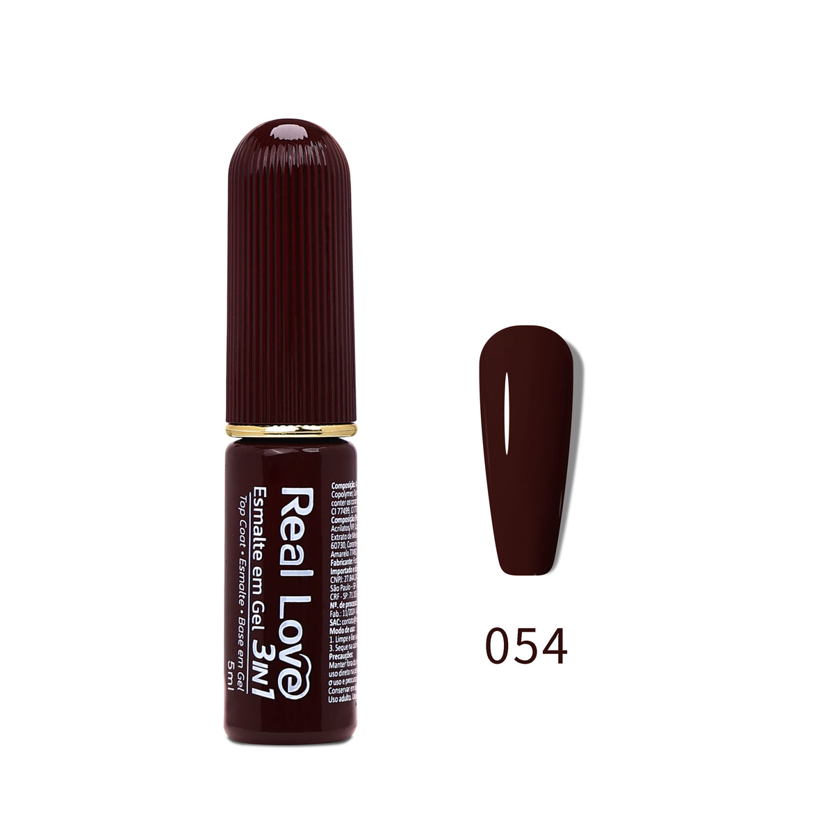 Esmalte em Gel 3in1 - Base, Esmalte e Top Coat 5ml