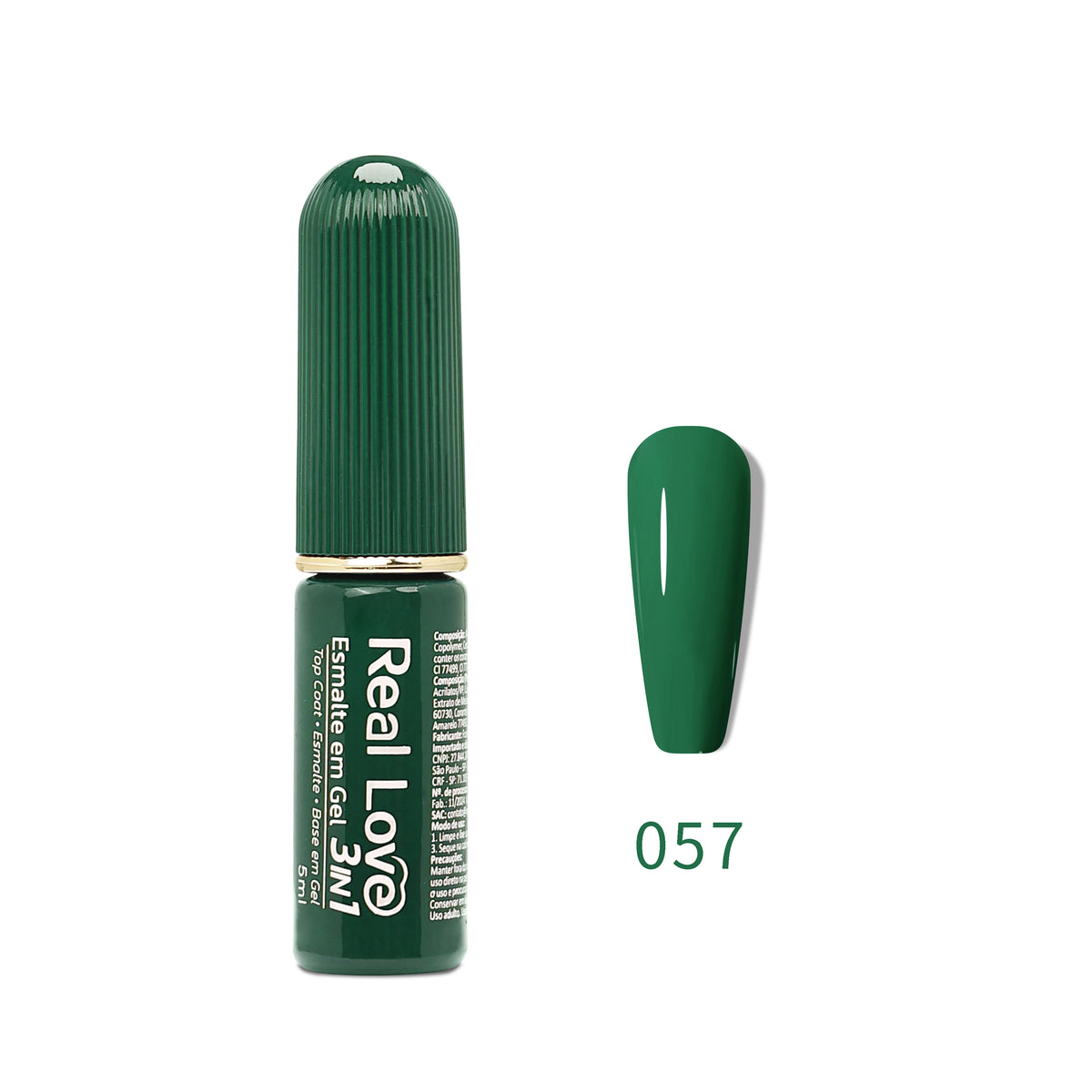Esmalte em Gel 3in1 - Base, Esmalte e Top Coat 5ml