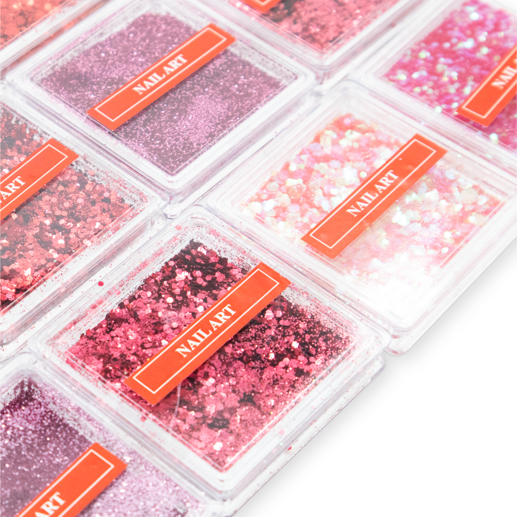 Kit Estojos de Glitters Modelos Sortidos - Real Love