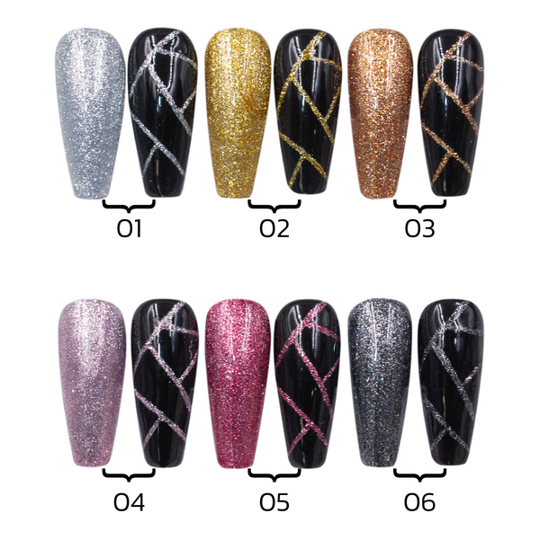 Esmalte em Gel Line Art (Efeito Spider) Refletivo 8ml - Real Love