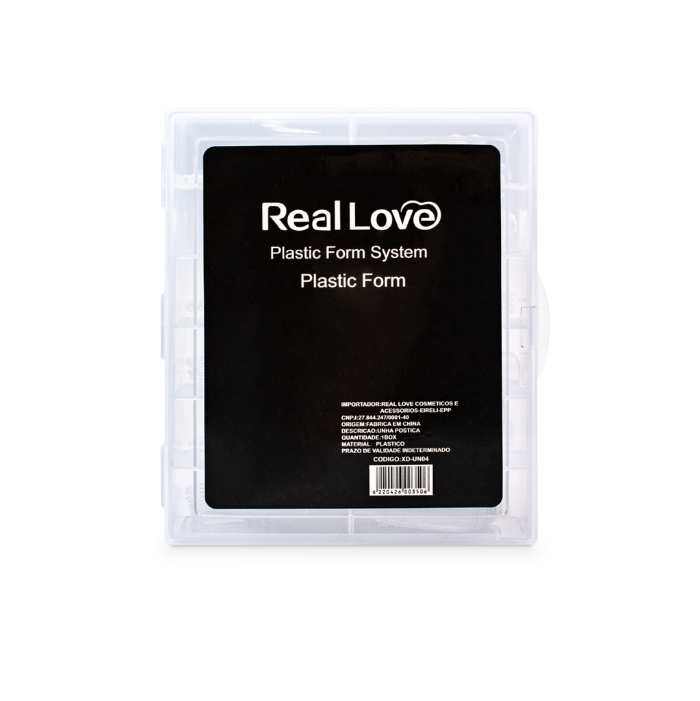 Molde F1 para Alongamento de Unhas 120 peças - Real Love
