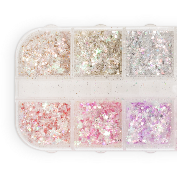 Decoração Glitter Fan Nails Para Unhas - Real Love