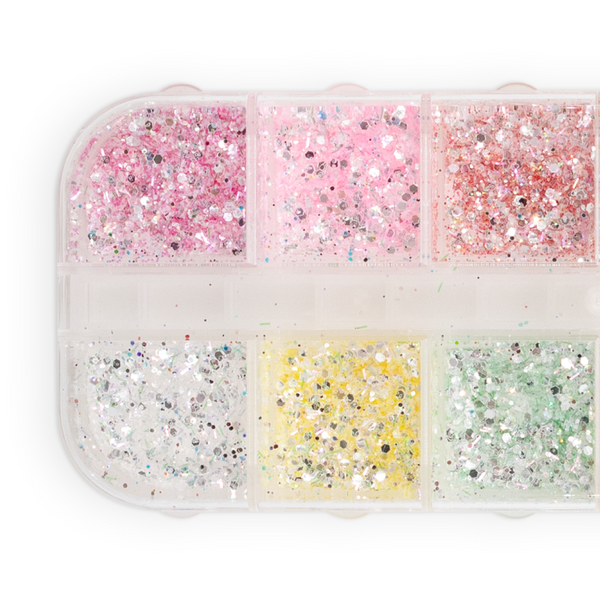 Decoração Glitter Fan Nails Para Unhas - Real Love