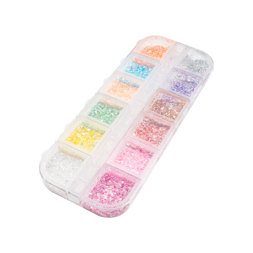 Decoração Glitter Fan Nails Para Unhas - Real Love