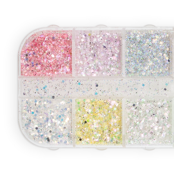 Decoração Glitter Fan Nails Para Unhas - Real Love