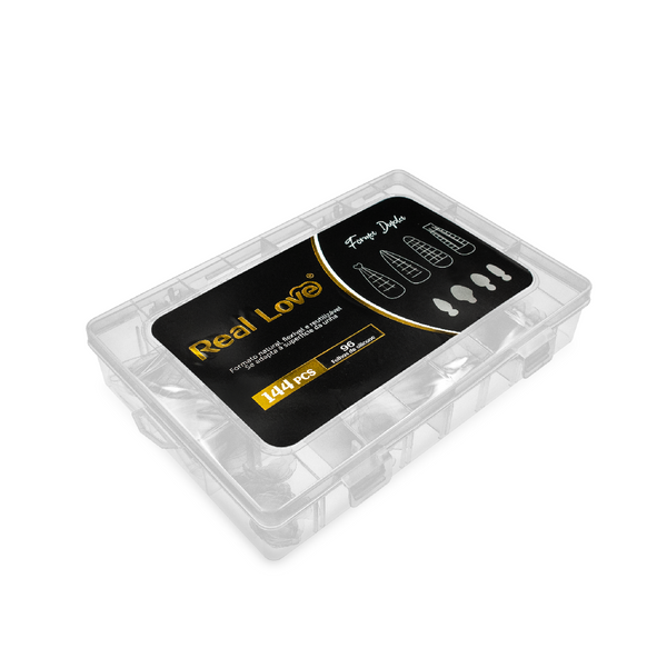 Molde F1 Alongamento Diversos Modelos 144 pç com Folha de Silicone - Real Love
