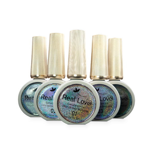 Esmalte em Gel Olho de Gato Brilhante 10ml - Real Love