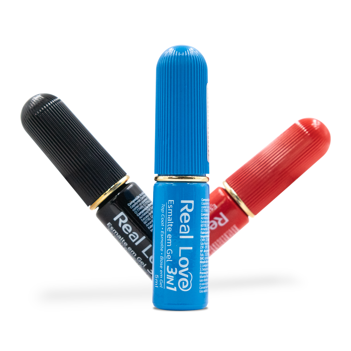 Esmalte em Gel 3in1 - Base, Esmalte e Top Coat 5ml