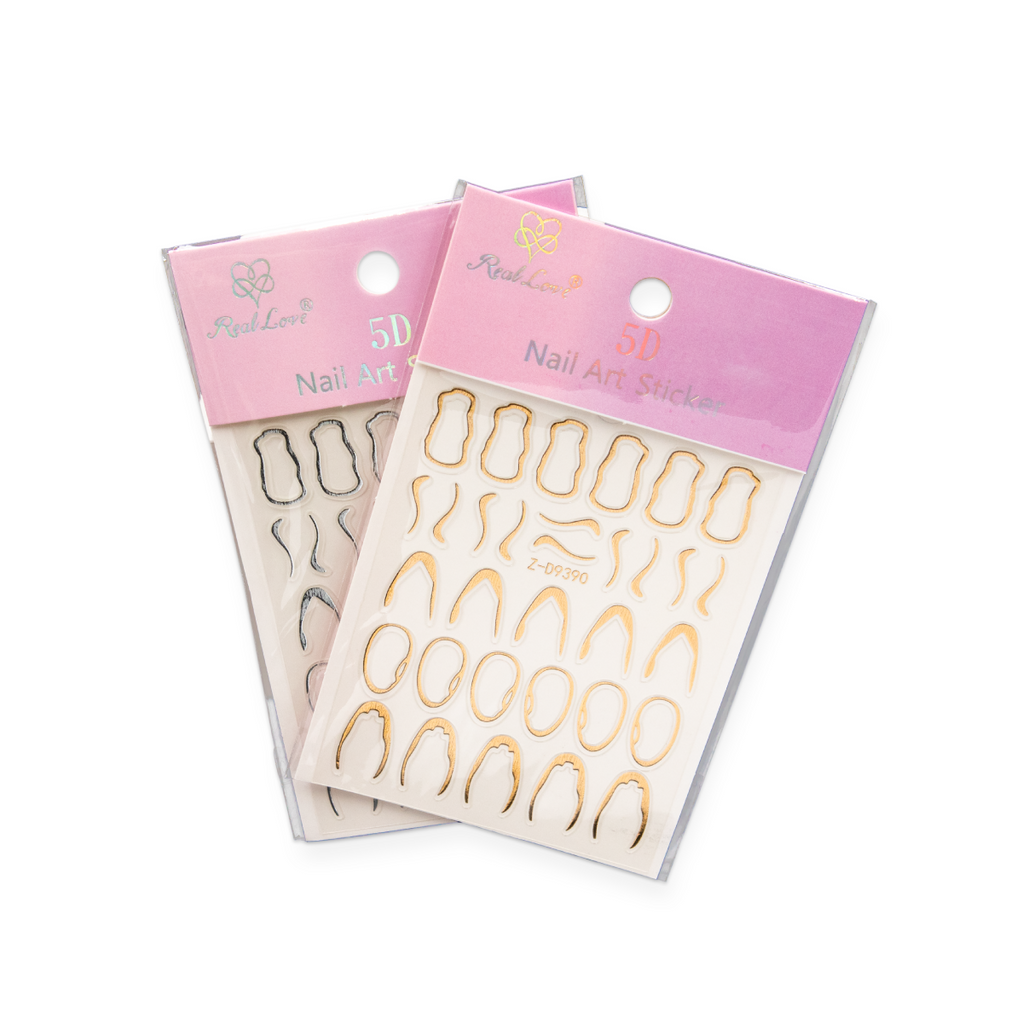 Decoração adesiva Nail Art - Real Love