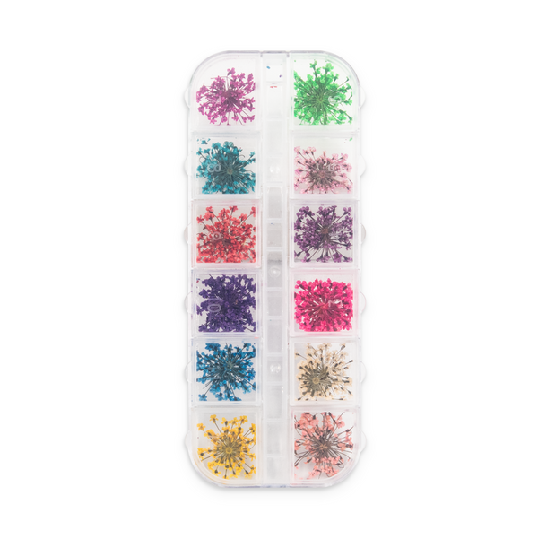 Decorações Flores Secas para Unhas Encapsuladas - Real Love