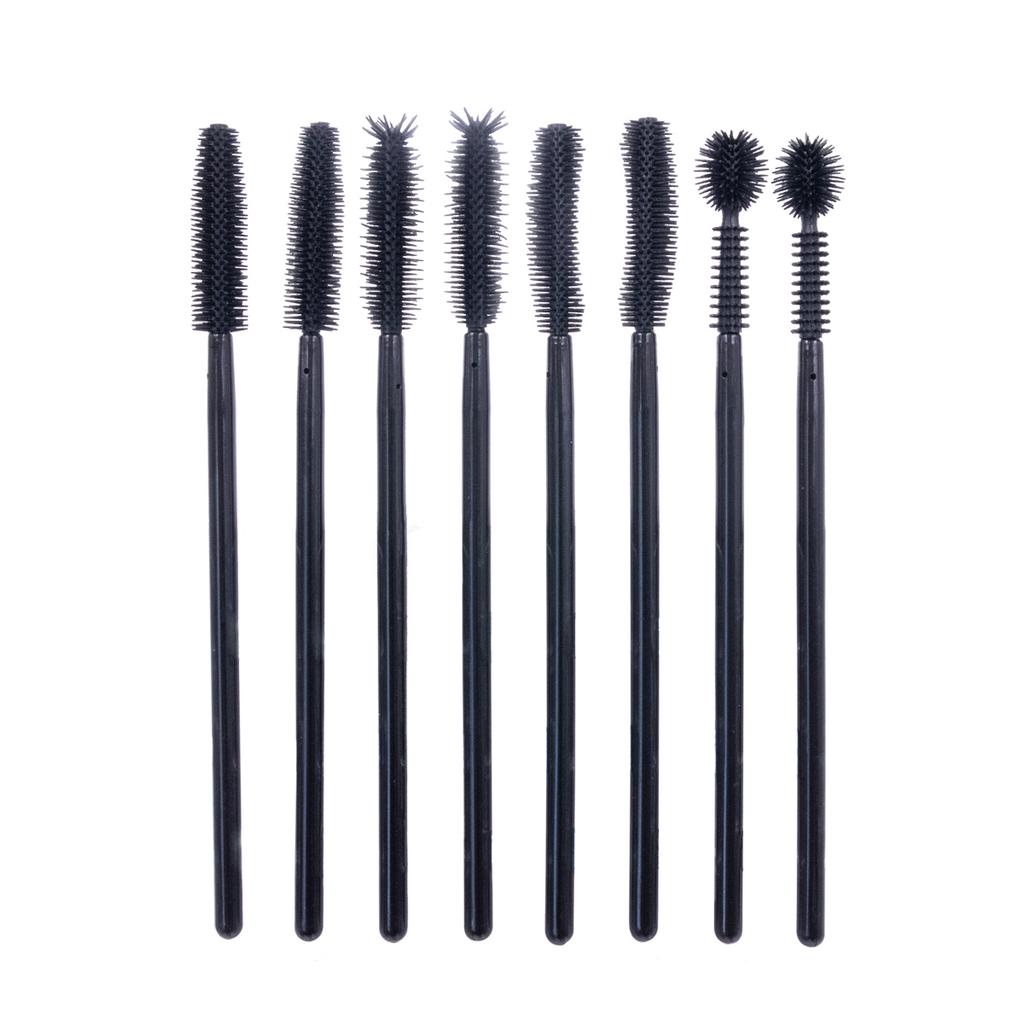 Kit Microbrush 8 pçs Aplicador para Máscara de Cílios  - Real Love