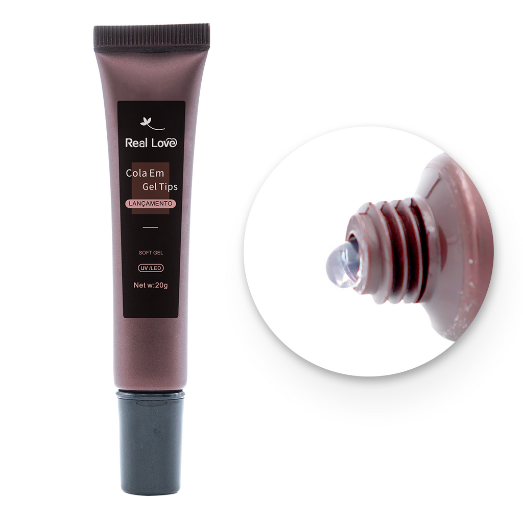 Cola em Gel para Tips Soft Gel - Real Love