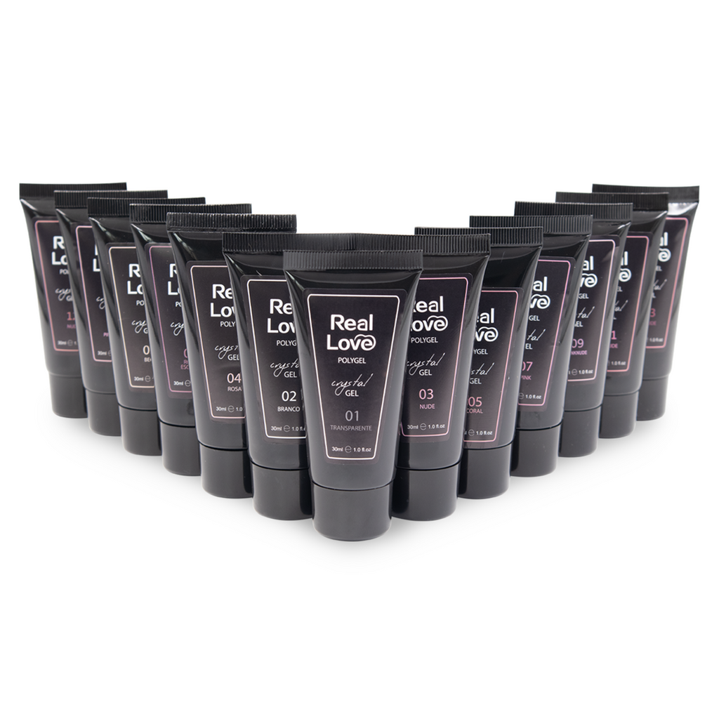 Polygel para Alongamento De Unhas 30ml - Real Love
