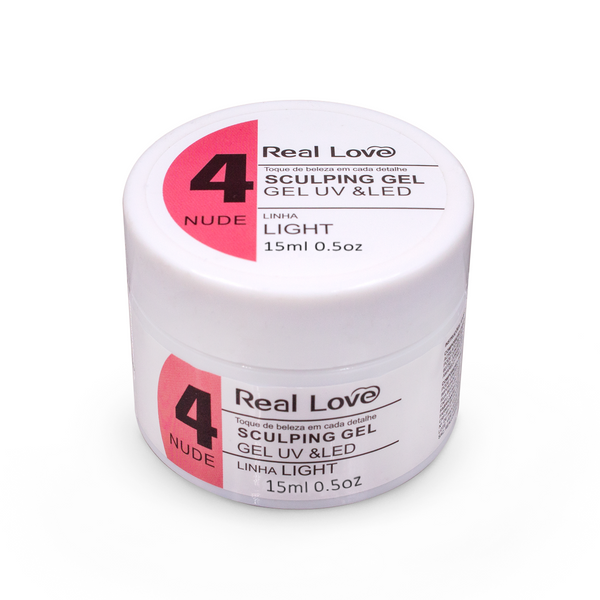 Gel de Alongamento para Unhas Linha Light 15ml - Real Love