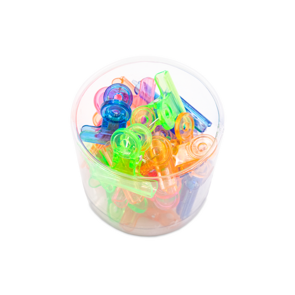 Pote 24 Presilhas de Acrílico Curvatura C - Real Love