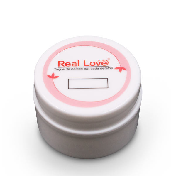 Pote para Gel Refil Reutilizável 15ml  - Real Love