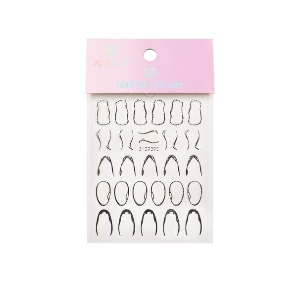 Decoração Adesiva Efeito 5D 12pç - Real Love