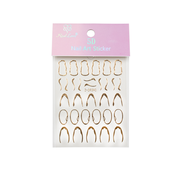 Decoração adesiva Nail Art - Real Love