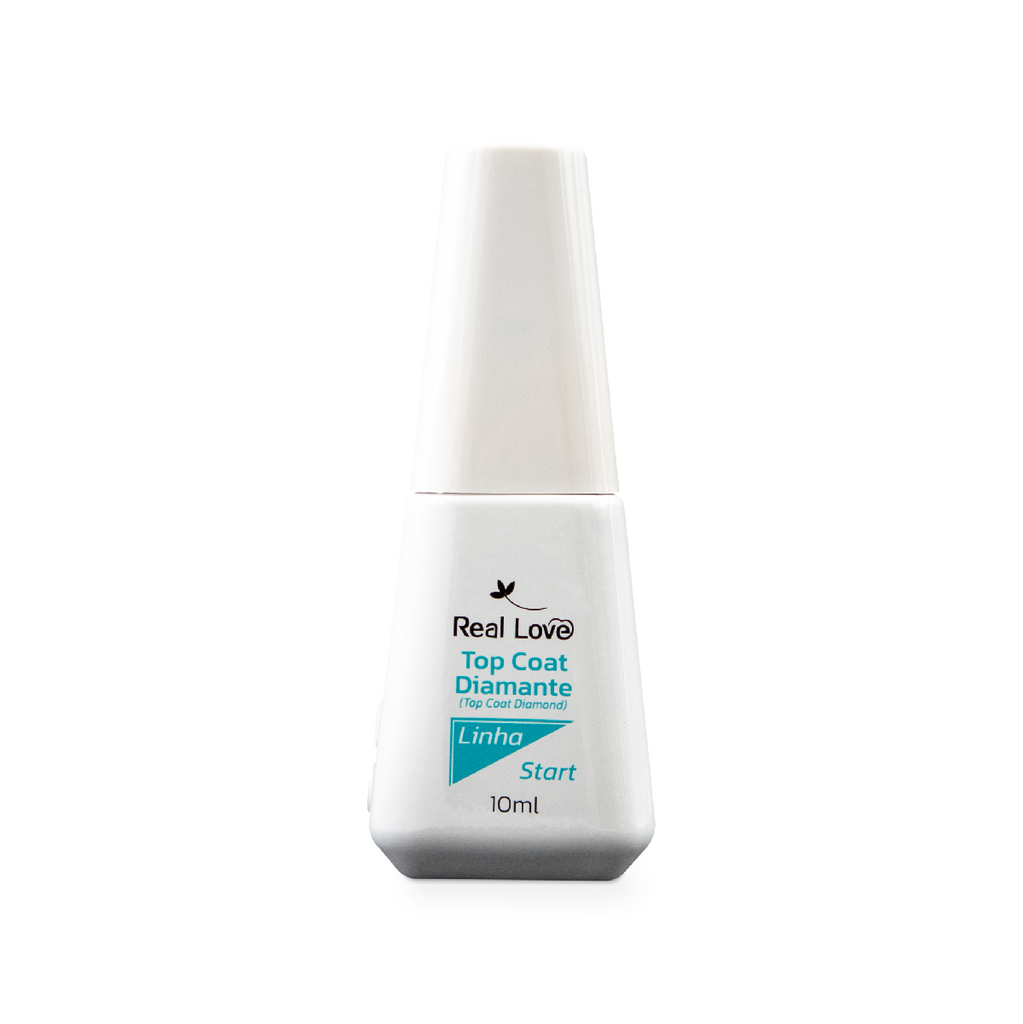 Top Coat Diamante Para Unhas Linha Start 10 ml - Real Love
