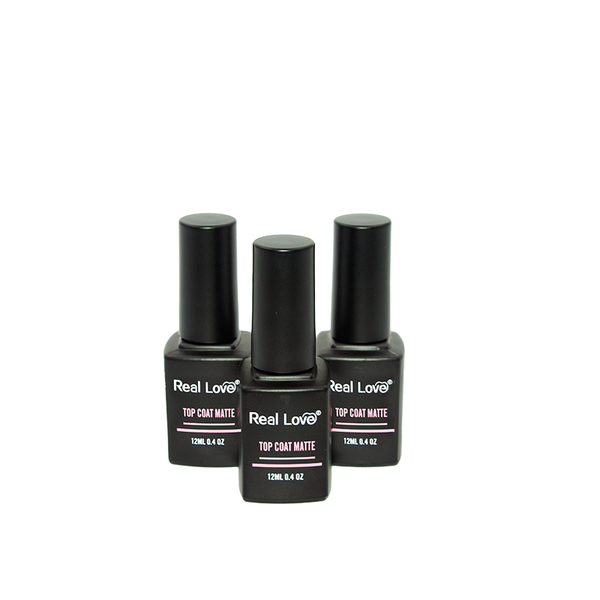 Top Coat Matte Efeito Fosco 12ml - Real Love
